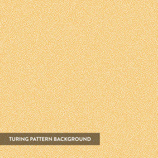 Vector illustration of Turing Pattern Vector Background.