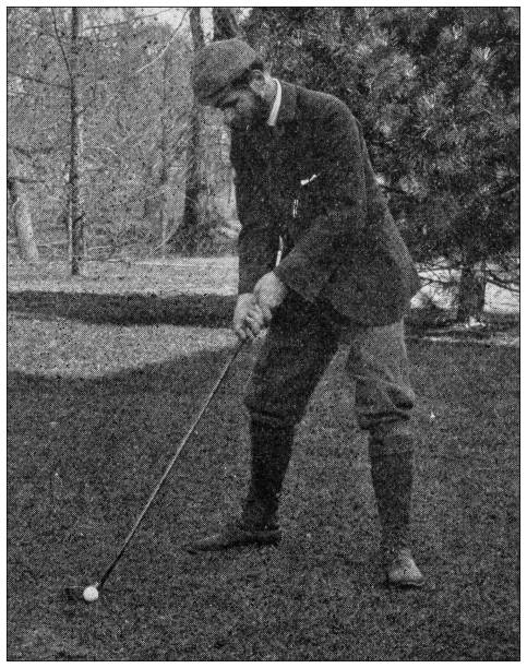 istock Sport and pastimes in 1897: Golfer, JG Thorpe 1980238558