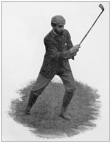 Sport and pastimes in 1897: Golfer, JG Thorpe