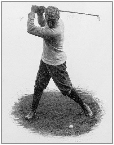 Sport and pastimes in 1897: Golfer, HP Toler