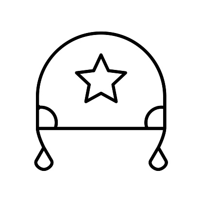 Earflaps icon vector image. Can be used for Winter.