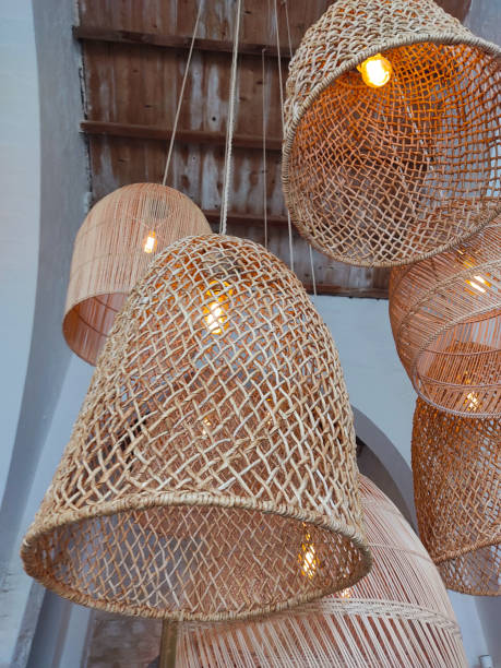 istock design straw lamps seen from below 1980317356