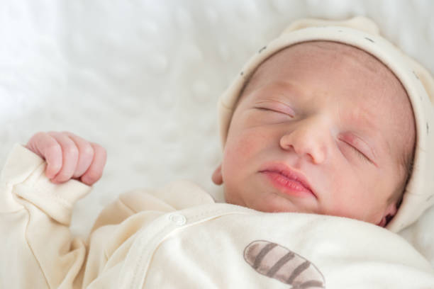 istock Newborn baby sleeping 1980318118
