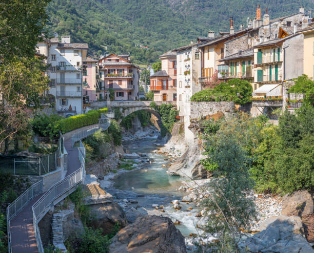 istock Chiavenna town over the Mera river 1980404675