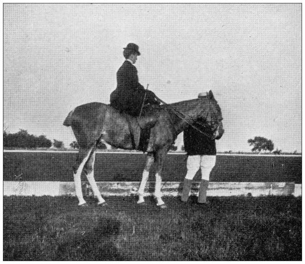 istock Sport and pastimes in 1897: Horse 1980407326