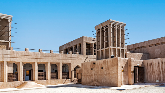 The Al Fahidi Historical Neighbourhood is the heritage district located on the banks of the Dubai Creek. Once the entryway to the Gulf’s most successful pearl diving port, the Creek's legendary presence is still felt today as fishermen and merchants criss-cross the calm waters in their traditional dhows