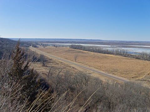 Some views from a hike at Loess Bluffs National Wildlife Refuge in Holt County Missouri. Numerous elevation changes on this journey.