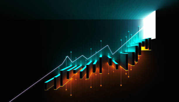istock Stairs Of Success. Trading Concept. Abstract Chart 1980480135