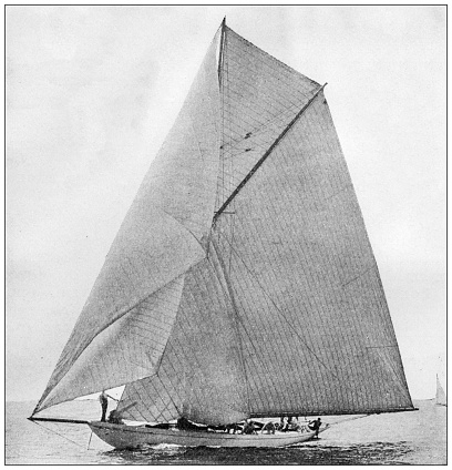 Sport and pastimes in 1897: Yachting boat, Syce