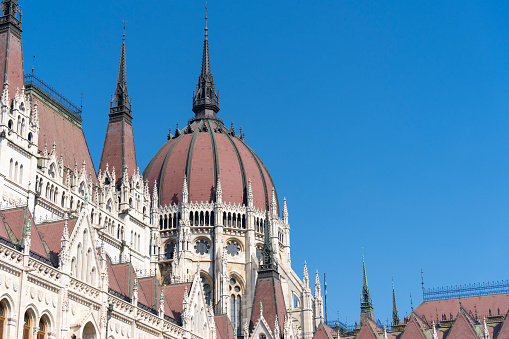 neo-Gothic, towers, Hungarian, legislative, building, Parliament,