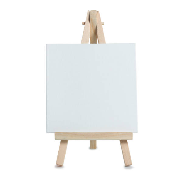 istock wooden easel with blank canvas 1980601322