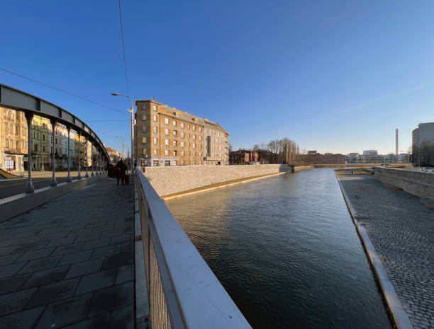 View of Olomouc from the bridge.