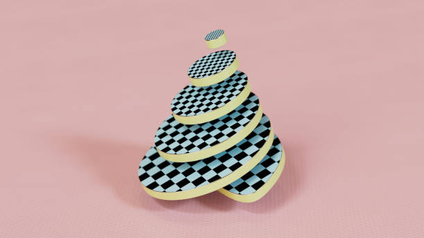 istock Wavy futuristic organic form, Close-up 1980699361