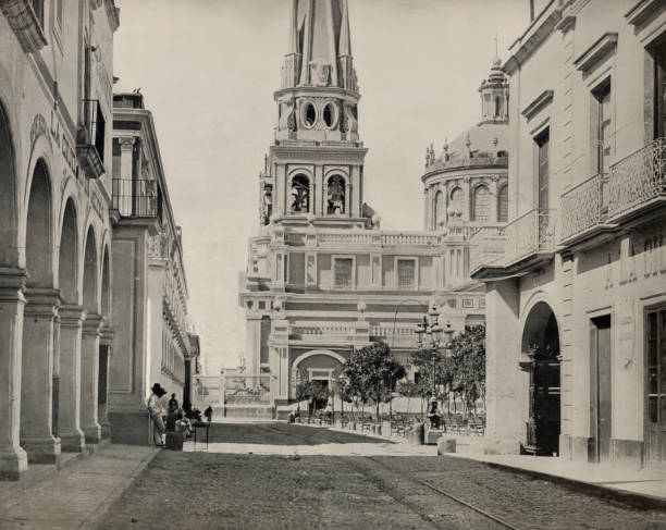 Guadalajara Cathedral Mexico 19th century