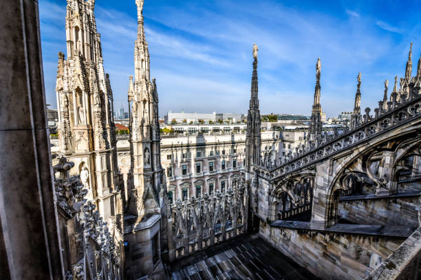 istock Majestic Duomo Rooftop View In Milan, Italy 1980706648