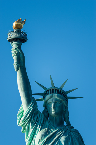 The Statue of Liberty was dedicated on October 28, 1886 commemorating the centennial of American Independence.  The Statue was a gift from France and has since become a global symbol of liberty and freedom from oppression.
