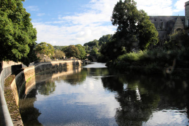 A view of Bath in Somerset on a summers evening