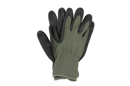 new gardening gloves isolated on wite