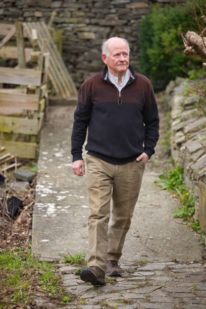 istock Elderly man in his gardening clothes 1980838855