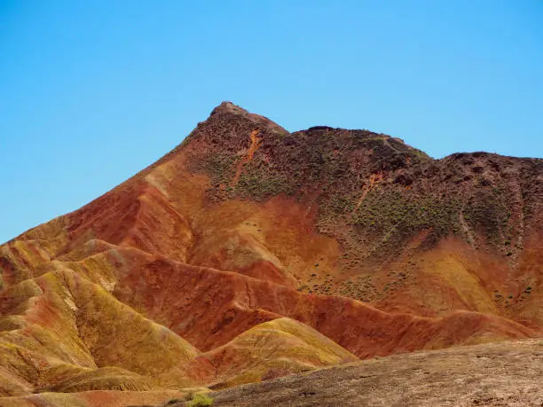 Photo of The Rainbow Mountains of China within the Zhangye Danxia Landform Geological Park