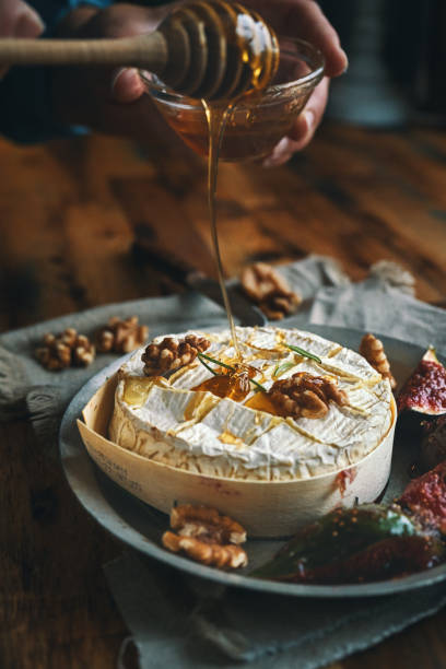 istock Baked Camembert Cheese with Fresh Figs 1980898264