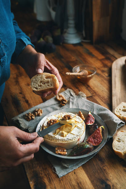 istock Baked Camembert Cheese with Fresh Figs 1980898269