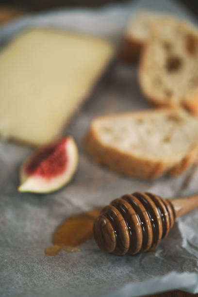 French Cheese Gruyere with fresh Figs