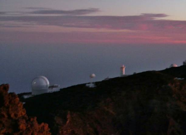 istock Observatories on Roque de los Muchachos on La Palma 1981033036