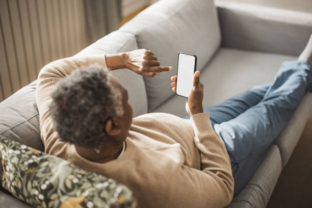 istock Mature man resting at home 1981186023