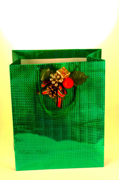 Christmas Red Shopping Bag