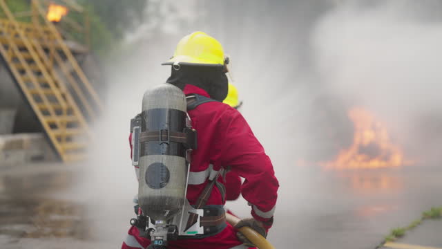 Advanced firefighting training for firefighters .