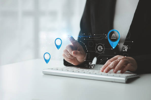 istock Logistics and Supply Chain transportation concepts, finding products to meet consumer needs and transporting products to consumers, distributing product networks around the world. 1981374802