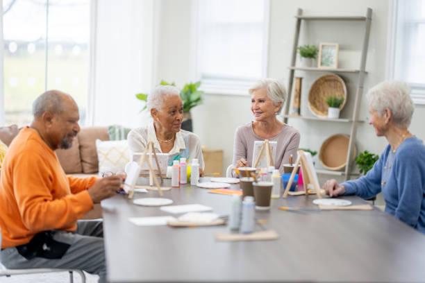 istock Seniors Recreational Art Class 1981422326