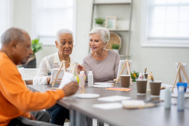 istock Seniors Recreational Art Class 1981422331