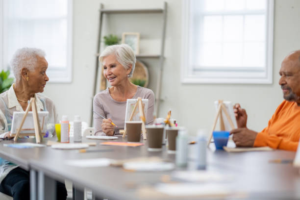 istock Seniors Recreational Art Class 1981422333