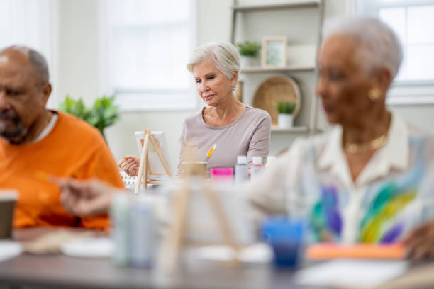 istock Seniors Recreational Art Class 1981422854