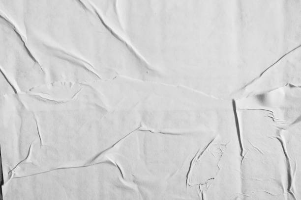 istock White damaged paper poster texture background 1981685423