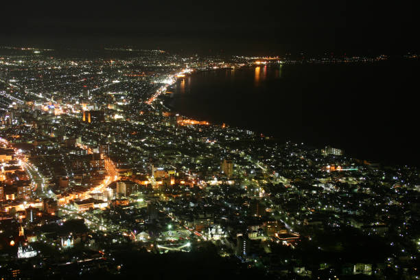 istock Night view of Hakodate seen from Mt. Hakodate 1981727744