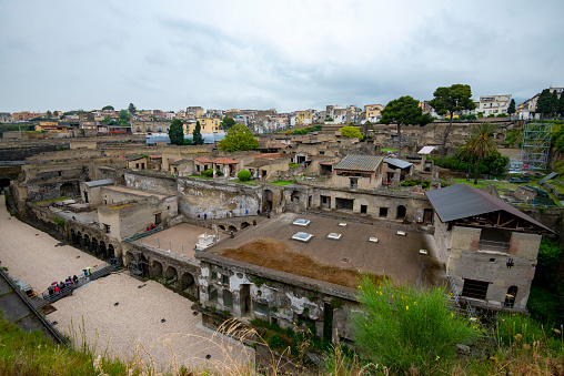 Ancient Roman Town of Herculaneum - Italy