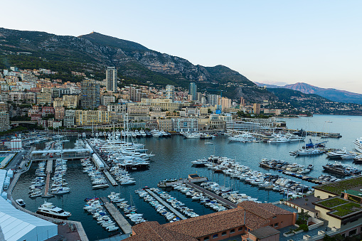 Photo of panoramic view of Monaco marina