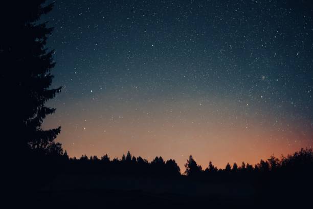 istock Scenic view of a starry sky and the milky way at night 1982108897