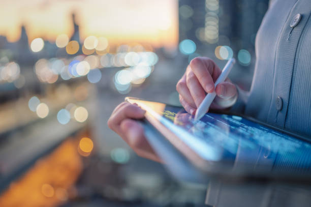 istock Investor high networth customer interacting with a customer service chatbot on a business website 1982133168