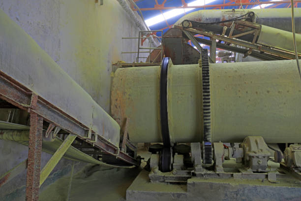 istock Huge production equipment in fertilizer production line 1982188056