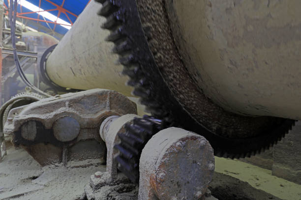 istock Huge production equipment in fertilizer production line 1982188584