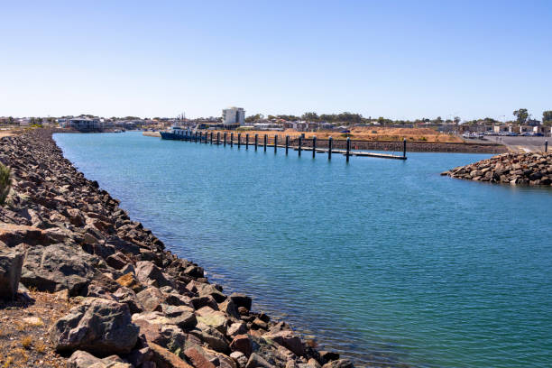 Scenic view of Marina channel at Wallaroo A scenic view of Marina channel at Wallaroo wallaroo south australia stock pictures, royalty-free photos & images