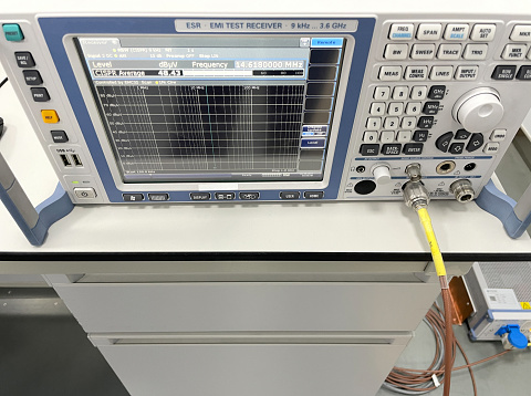 RF testing instruments and equipment