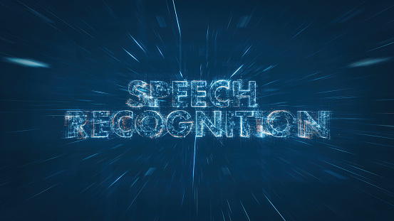 Speech Recognition, Generative AI Concept Background