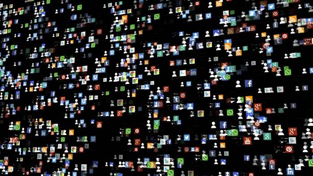 istock social media icons floating in chart 1982335427