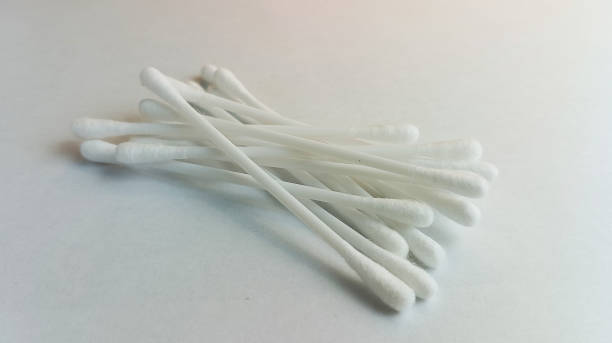 istock Clean cotton bud isolated on white 1982420776