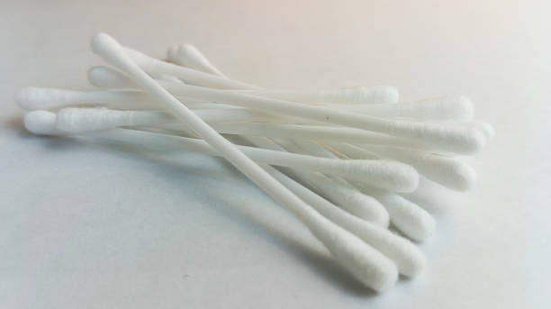 istock Clean cotton bud isolated on white 1982420784